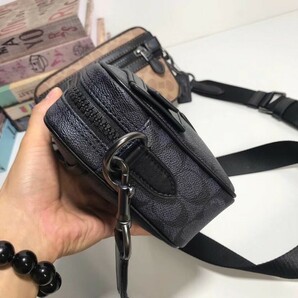 新作 2024 コーチ COACH バッグ ショルダーバッグ 69333メンズ ボディバッグ 斜めかけバッグ アウトレット品の画像4