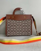 コーチ COACH ディズニーコラボ ミッキーマウス トートバッグ 8553 ハンドバッグ ショルダーバッグ レディース コーチ アウトレット品 _画像6