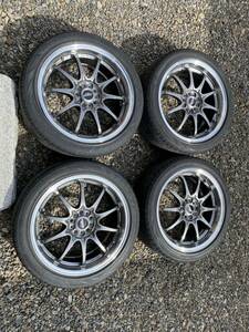 レイズ ボルクレーシング CE28N BR 17×7.5 +50 5/100 ホイール1本