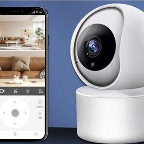 防犯カメラ 暗視カメラ Wi-Fi 無線接続 360度 スマホ監視 動体検知