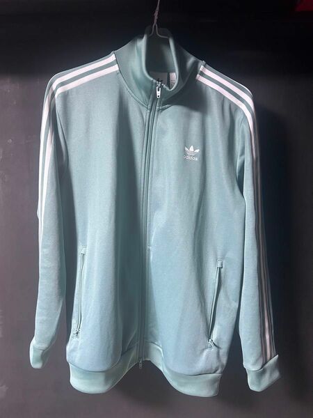 adidas originals ジャージ 2XL トラックジャケット 緑 グリーン くすみ