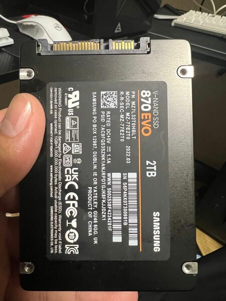 SAMSUNG SSD EVO 870 2TB