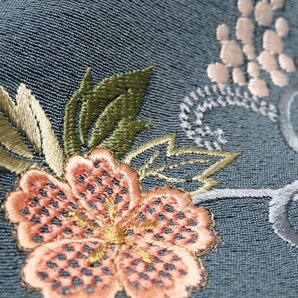 ★きもの北條★ 蘇州刺繍 中国刺繍 華文 華紋 付下げ 付け下げ 正絹 着物 T663-20の画像4