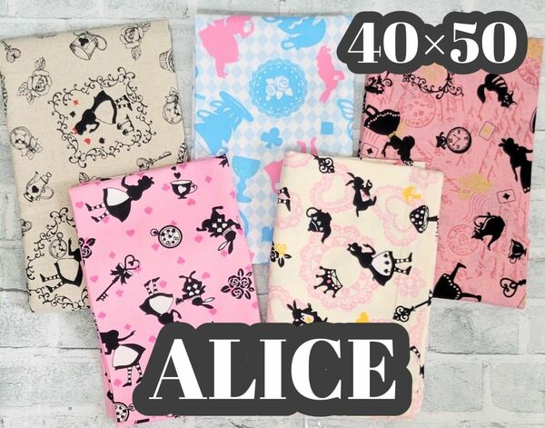 5枚 40×50 ランチョンマット ナフキン 給食 小学校 プリンセス Alice ランチマット ランチクロス お弁当 うさぎ 姫