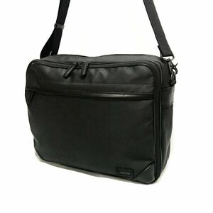 PORTER/SHOULDER BAG/BLACK/BRIEFCASE/Business/ポーター/ショルダーバッグ/ブラック/ブリーフケース/ビジネスバッグ/レザー/吉田カバン 