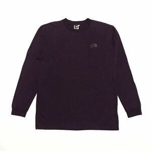 THE NORTH FACE/TNF Camo Logo L/S Tee/NT37601/Purple/X Large/ザ・ノース・フェイス/TNFカモフラロゴ長袖Tシャツ/パープル/ポリエステル