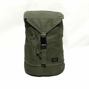 未使用/PORTER/CUBE/RUCKSACK/Khaki/ポーター/キューブ/ラックサック/カーキ/バックパック/リュックサック/デイパックの画像2