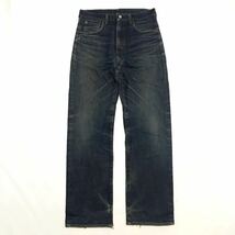 LEVI'S/502-XX/Denim Pants/刻印J22/W32/BIG'E'/赤耳セルビッジ/Vステッチ/黒カン/隠しリベット/TALONジップ/リーバイス/デニムパンツ_画像1