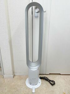 KT0415 Dyson/ダイソン cool クール AM07 タワーファン リビングファン 羽なし 扇風機 ホワイト リモコン付き 動作品