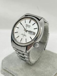 KT0410 SEIKO/セイコー ACTUS アクタス Silver Wave 腕時計 6306-8000 21JEWELS デイデイト 自動巻き オートマ シルバー系 動作品