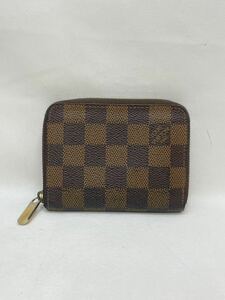 ST0417 LOUIS VUITTON/ルイヴィトン ダミエ ジッピーコインパース コインケース ラウンドファスナー 小銭入れ TH2098 百貨店購入品