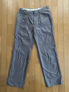  beautiful goods! Italy army chinos gray euro military Vintage 