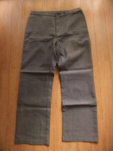 W61* gray . minute height pants * stitch using 