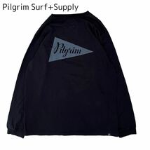 【Pilgrim Surf+Supply】ペナントロゴ　カットソー_画像1