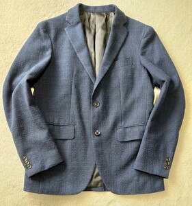 [ прекрасный товар ]TAKEO KIKUCHI tailored jacket шерсть . жакет "в елочку" тонкий 