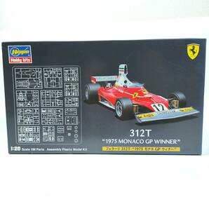 1円〜☆未組立☆ ハセガワ 1/20 フェラーリ 312T 1975 モナコGPウィナー Ferrari MONACO ニキ・ラウダ Tipo312B Hasegawa F1 プラモデルの画像1