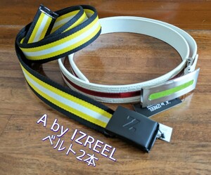 A by IZREEL ゴルフ バイ イズリール ベルト 2本セット◆未使用品