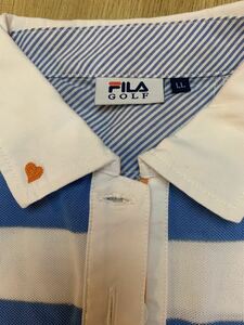 FILA ゴルフ ポロシャツ L L ハンドカバーおまけ