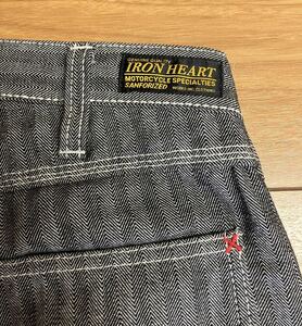  iron Heart herringbone double knee pe Inter work pants 