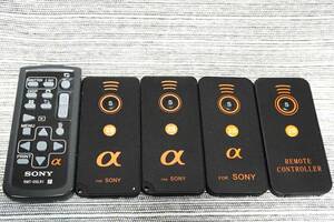  Sony [ α] for remote control 5. original RMT-DSLR1X1+ after market goods X4 Junk 