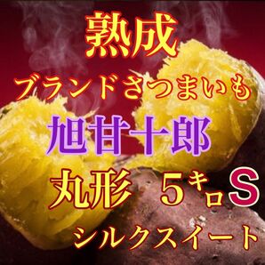 　芋ソムリエが選んだ熟成ブランド芋 旭甘十郎シルクスイート箱込み5キロ弱　送料無料