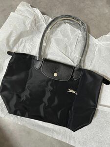 ロンシャン LONGCHAMP プリアージュ　トートバッグ　ナイロン　M ブラック　001 black