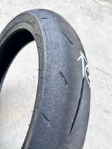 【中古】ダンロップ　SPORTMAX α-13 SP Hレンジ110/70R17 140/70R17 前後セット 21年製造 ②CBR250R mc41 250cc対応タイヤ_画像4