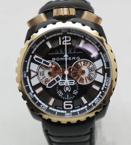  Bomber g/BOMBERG/BOLT-68/ chronograph /BS45CHPPKBA/ men's / quartz 