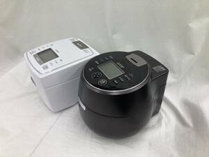 MITSUBISHI IHジャー炊飯器 NJ-AW109-B 本炭釜 中古品１台 NJ-V10AJ-W 中古品１台　２台セット