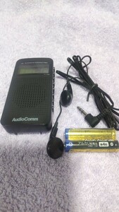 AudioComm オーム電機、FM/AMラジオ、RAD-P390Z