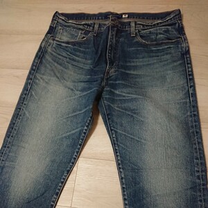 リーバイス 502 Levi's Made&Crafted メイドアンドクラフテッド 36×34(ウエスト90股下82)セルビッチデニム ダメージ加工 日本製 