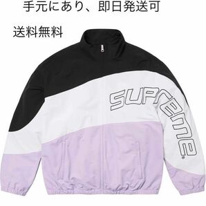 Supreme Curve Track Jacket light purple 新品国内品/サイズM シュプリーム　トラッカー