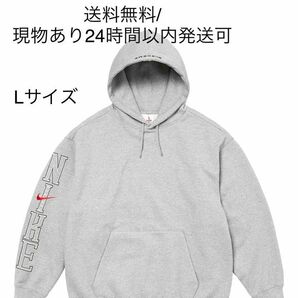 最安値！シュプリーム×ナイキ　Supreme x Nike Hooded Sweatshirt Grey L 半タグ付新品