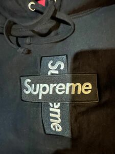 Supreme Cross Box Logo Hooded Sweatshirt クロス　ボックスロゴ　フーディ　黒　S