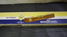 CC1250 タツオ印 木製水平器 600m/m WOODEN LEVEL 磁石付 測定 作業 レベル 現場 大工道具 美品 動作OK/80_画像5