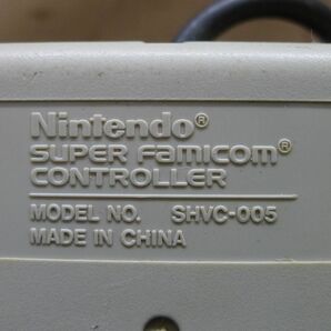 CC1054 Nintendo スーパーファミコン 本体 SHVC-001, コントローラ SHVC-005 2点, 他 SFC スーファミ 箱付/100の画像6