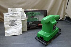 CC1227 RYOBI マイサンダー MS-35 二重絶縁構造 消費電力190W 50/60Hz 研磨,ツヤ出し 電動工具 動作OK/80