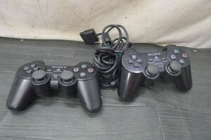 CC1284 SONY/ソニー Playstation2専用 PS2 コントローラー 2点まとめてお得セット SCPH-10010 コントローラー ゲーム おもちゃ 動確Ok/60