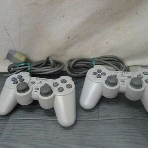 CC1289 SONY/ソニー Playstation1専用 PS1 コントローラー 2点まとめてお得セット SCPH-1200 コントローラー ゲーム おもちゃ 動確OK /60の画像1