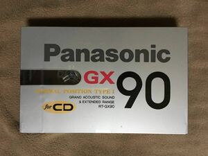 【 送料無料！!・希少品な未開封品！】★Panasonic パナソニック カセットテープ◇GX 90・for CD◇松下電器産業★