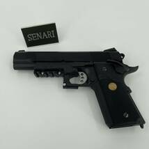 S-1406/サバゲー/　M1911 ガバメント シリーズ　20mm　アンダーレール　レイル　マウント　拡張パーツ　樹脂製　CAL45刻印　/　ブラック_画像1