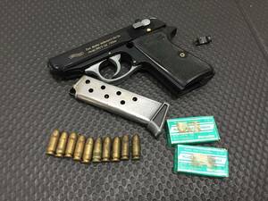 MG096 【プラスチックモデルガン】 訳あり マルシン ワルサー PPK/S カート付き Walther