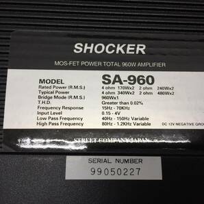 【カーオーディオ】 まとめ売り SHOCKER/ショッカー SA-960 FS514 FS612 SK514 SK612 SK115 スピーカー ツィーター パワーアンプの画像7