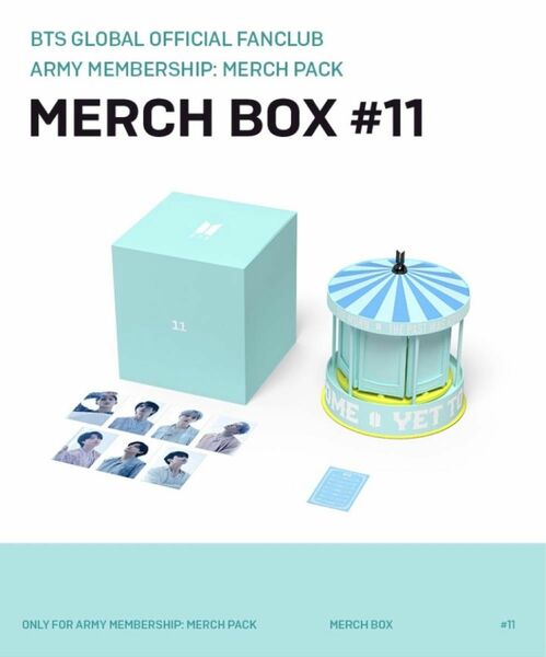 BTS MERCH BOX 11防弾少年団 マーチボックス 新品未開封 メリーゴーランド オルゴール