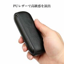 IQOS3 アイコス３ ケース ドアカバー セット レザー DUO対応 デュオ iqos3ケース アイコスケース 耐衝撃 電子タバコ オレンジ_画像4