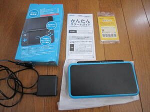 new Nintendo 2DS LL(new NINTENDO 2DS LL) black turquoise + AC adapter 