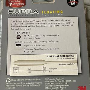 ScientificAnglers SUPRA J STREAM DRY TIP TECHNOLOGY DWF-1-F 90ft-27.4m. 未使用品の画像5