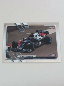 2021 TOPPS CHROME FORMULA 1 角田 裕毅ルーキー ベース #109