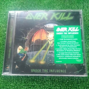 OVER KILL 「UNDER THE INFLUENCE」　輸入盤CD　ROCK CANDYリマスター盤　送料込み　オーバーキル