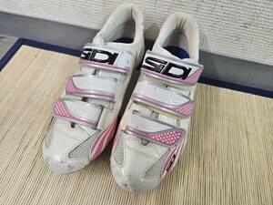 ■ 1円スタート売切り!! ■ SIDI EUsize:37 ビンディングシューズ ロード レディース 同梱発送承中!! SPD-SL